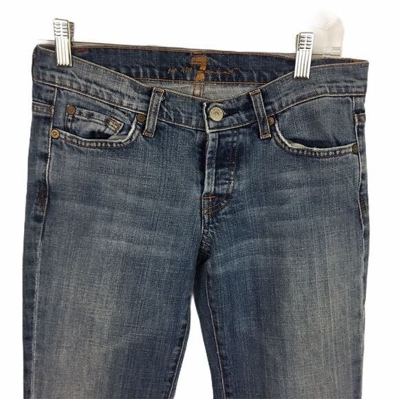 7 for All Mankind Boy Cut Button Fly Jeans 26 - Picture 2 of 11